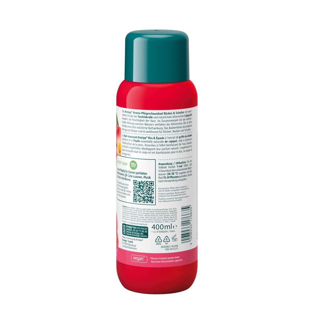 Produktabbildung Kneipp Schaumbad Rücken & Schulter, Teufelskralle