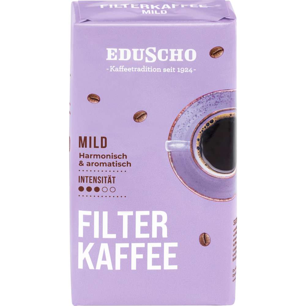 Produktabbildung Eduscho Filterkaffee mild, gemahlen