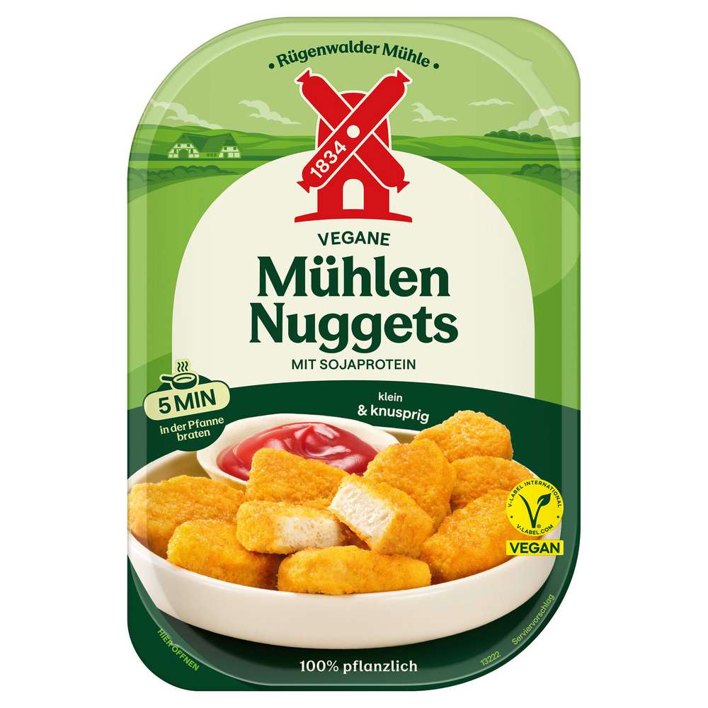 Produktabbildung Rügenwalder Mühle Vegetarische Mühlen Nuggets, klassisch