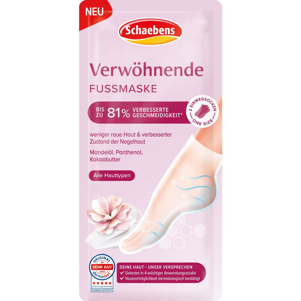 Produktabbildung Schaebens Verwöhnende Fußmaske