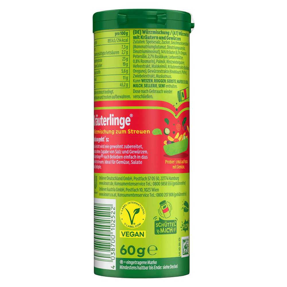 Produktabbildung Knorr Kräuterlinge zum Streuen, Italienische Kräuter