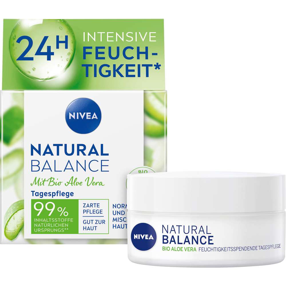 Produktabbildung Nivea Gesichtscreme Natural Balance, Aloe Vera