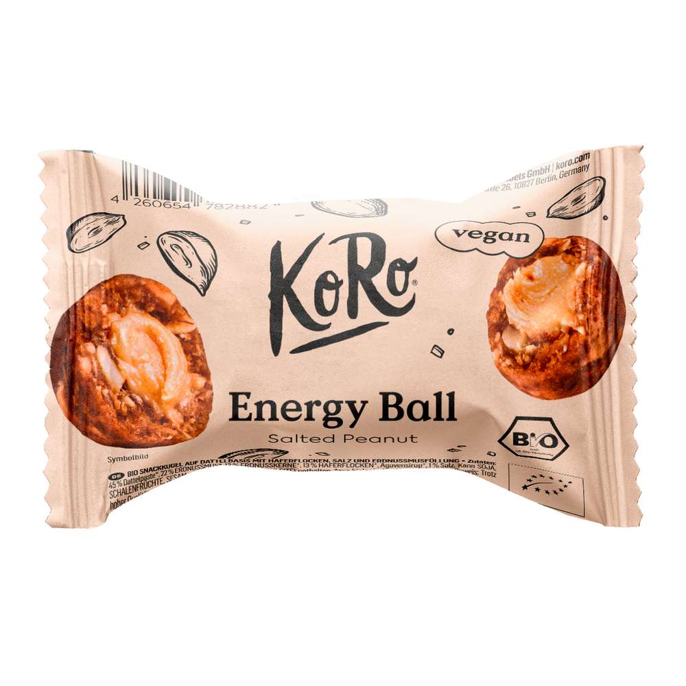 Produktabbildung KoRo Bio Energy Ball, Salted Peanut