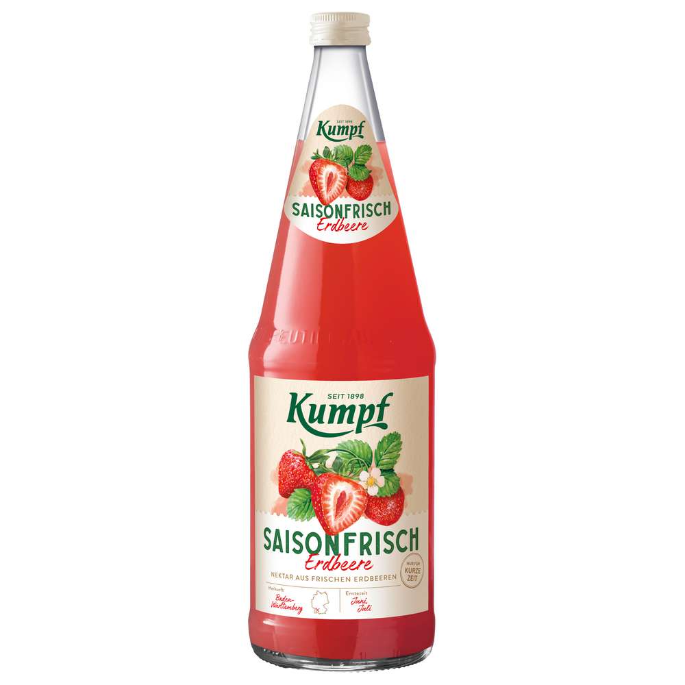 Produktabbildung Kumpf Erdbeere-Nektar, naturtrüb