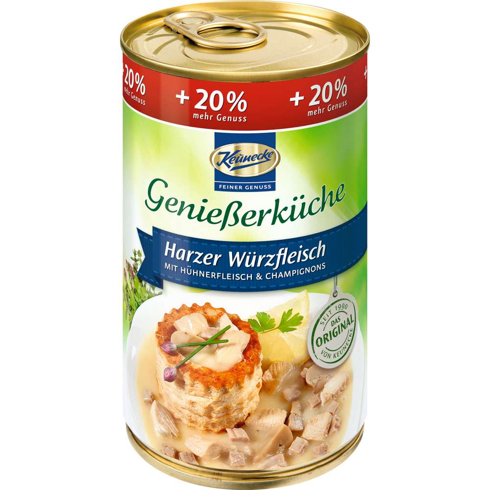 Produktabbildung Keunecke Harzer Würzfleisch +20% mehr Genuss