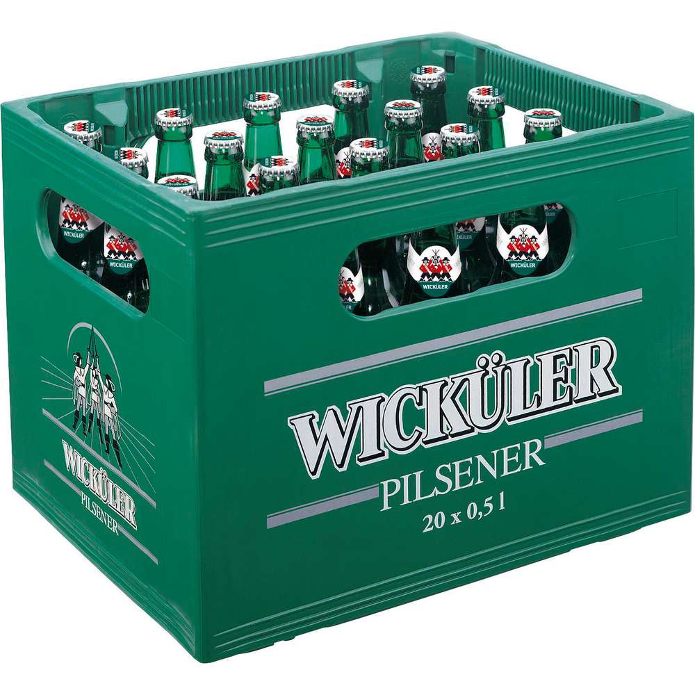 Produktabbildung Wicküler Pilsener Bier, 4,9 % (20x 0,500 Liter)