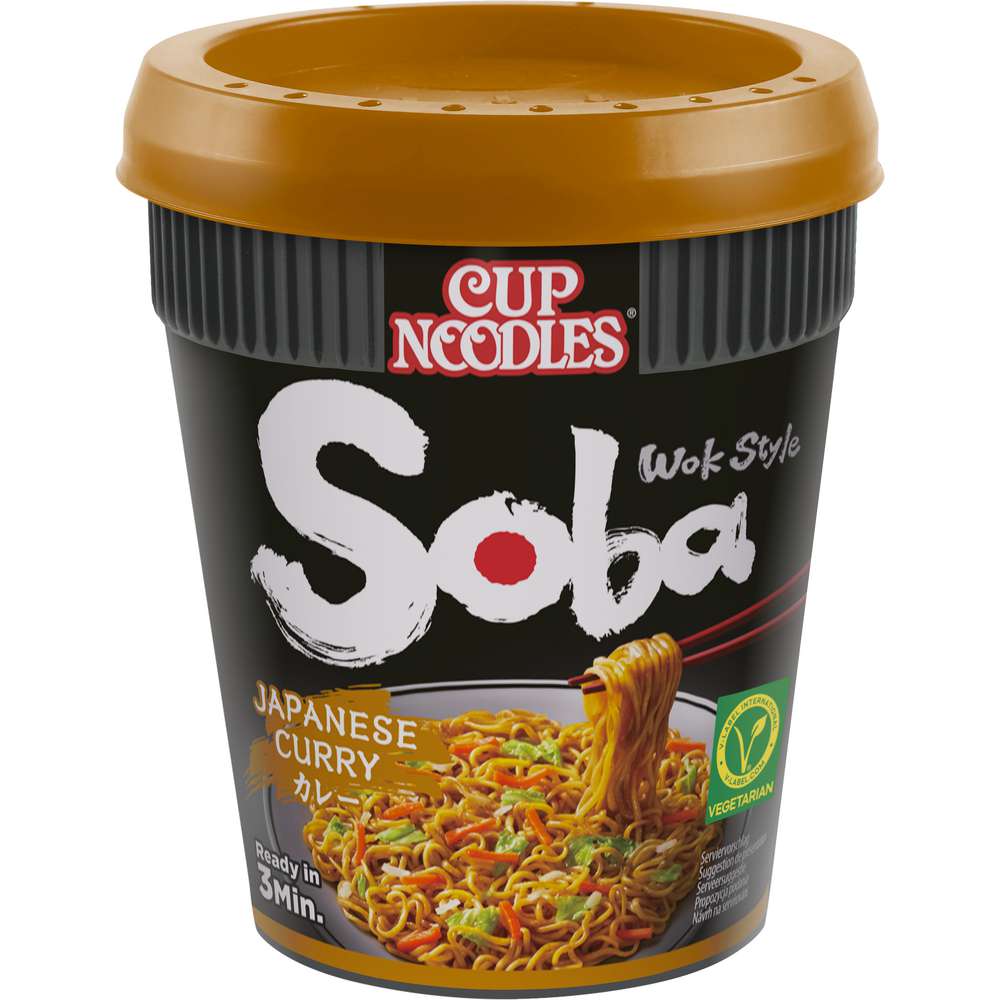 Produktabbildung Soba Instant Nudeln Japanese Curry, Wok Style