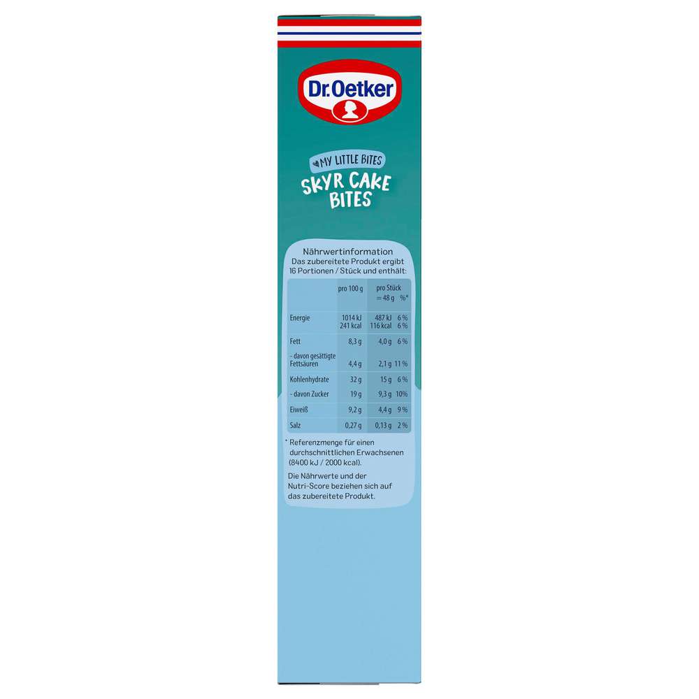 Produktabbildung Dr. Oetker Backmischung My little Bites, Skyr Cake Bites