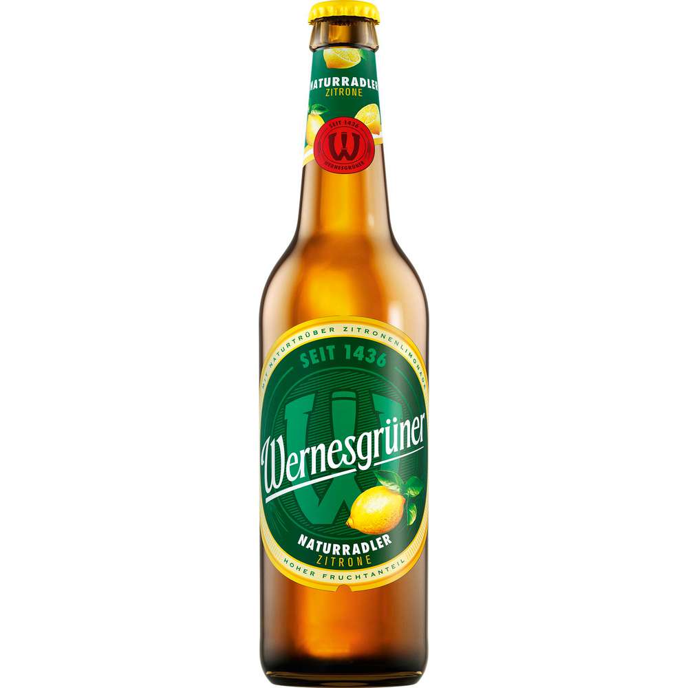 Produktabbildung Wernesgrüner Naturradler 2%