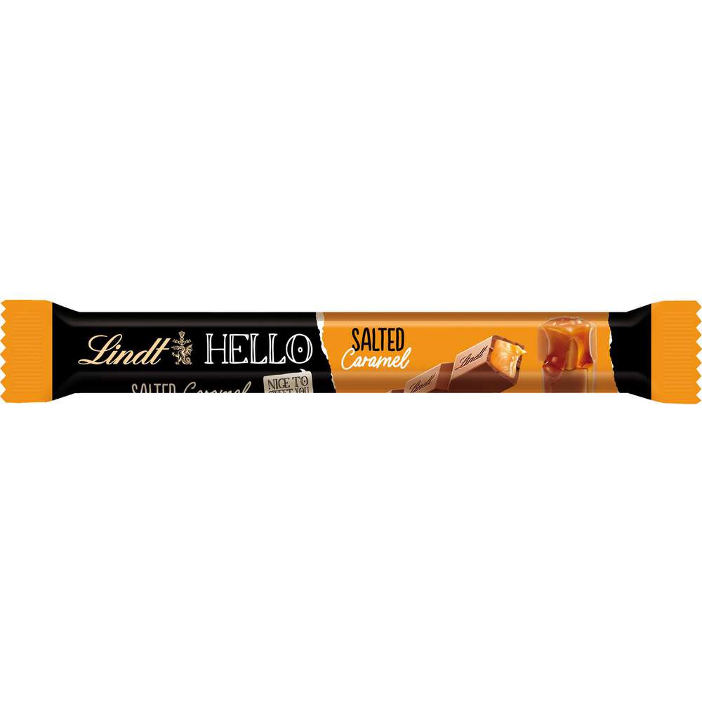 Produktabbildung Lindt Hello Schokoriegel, Salted-Caramel 