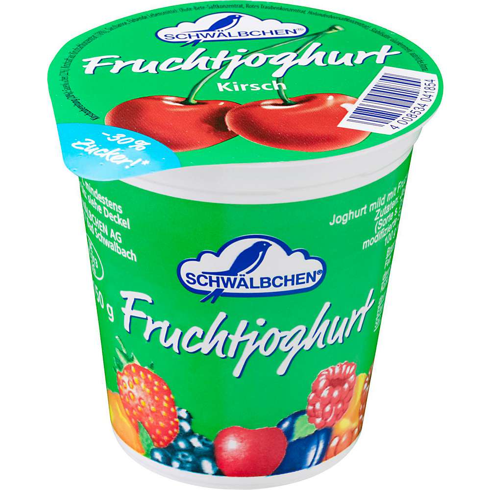 Produktabbildung Schwälbchen Fruchtjoghurt Kirsch 3,8% Fett 