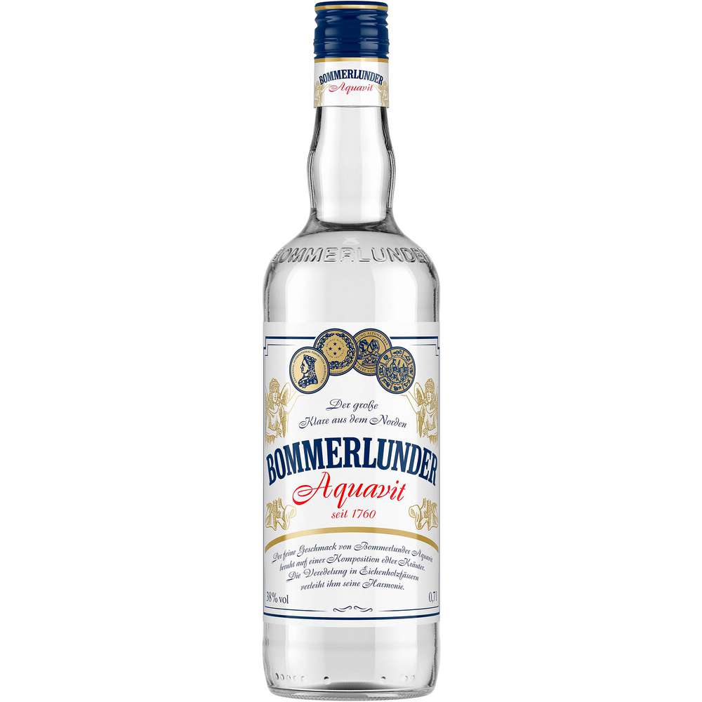 Produktabbildung Bommerlunder Klarer Aquavit 38%