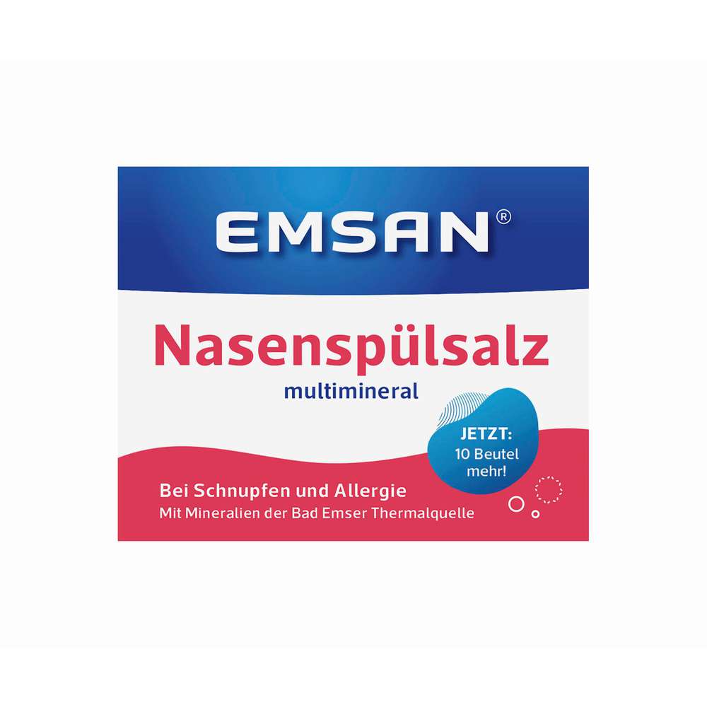 Produktabbildung Emsan Nasenspülsalz 40 Beutel