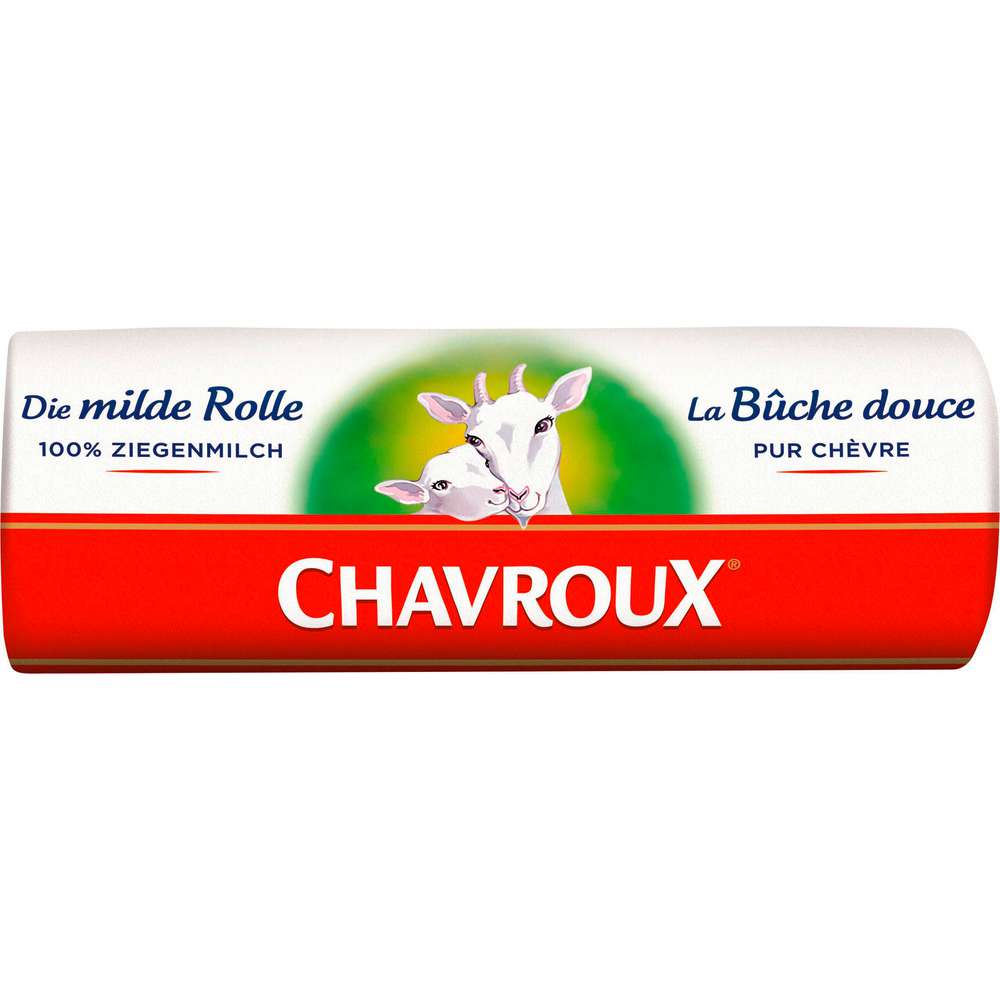 Produktabbildung Chavroux Ziegenkäse - die milde Rolle