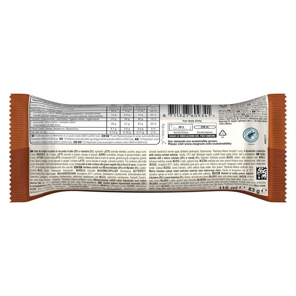 Produktabbildung Magnum Stiel-Eis, Mandel