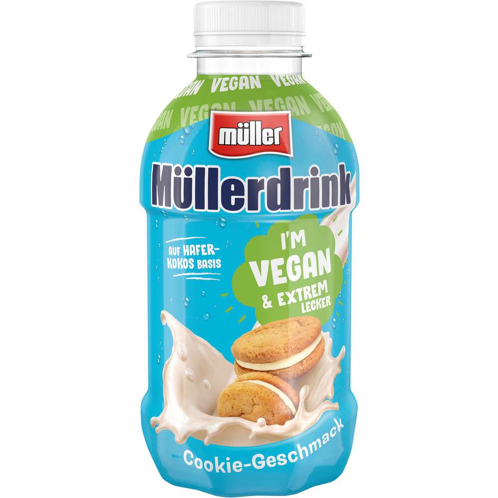 Produktabbildung Müller Müllerdrink Vegan, Cookie-Geschmack