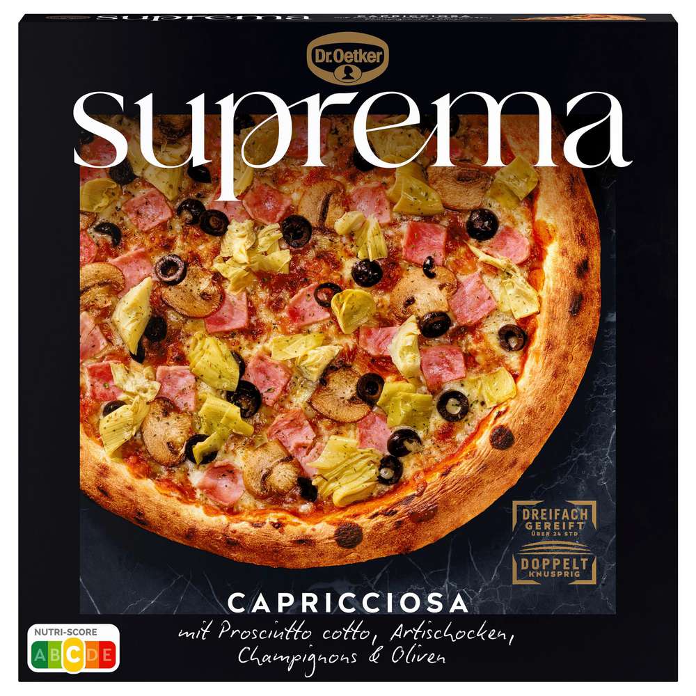 Produktabbildung Dr. Oetker Suprema Pizza Capricciosa, tiefgekühlt