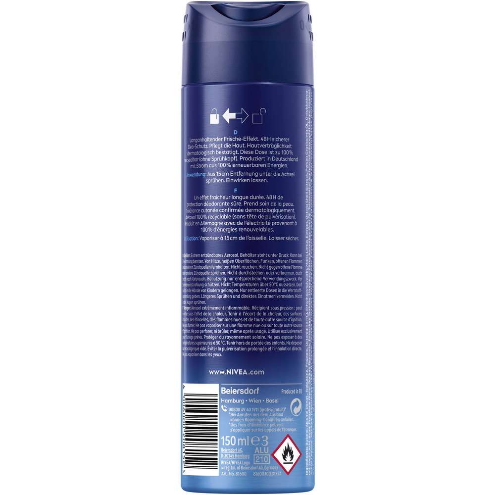 Produktabbildung Nivea Deo Spray Men, Fresh Active