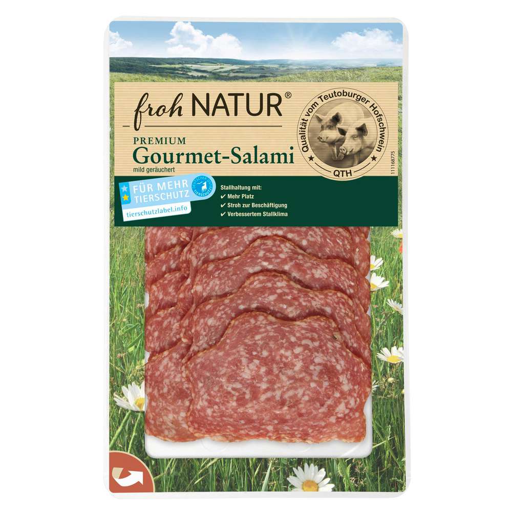 Produktabbildung FrohNATUR Gourmet-Salami