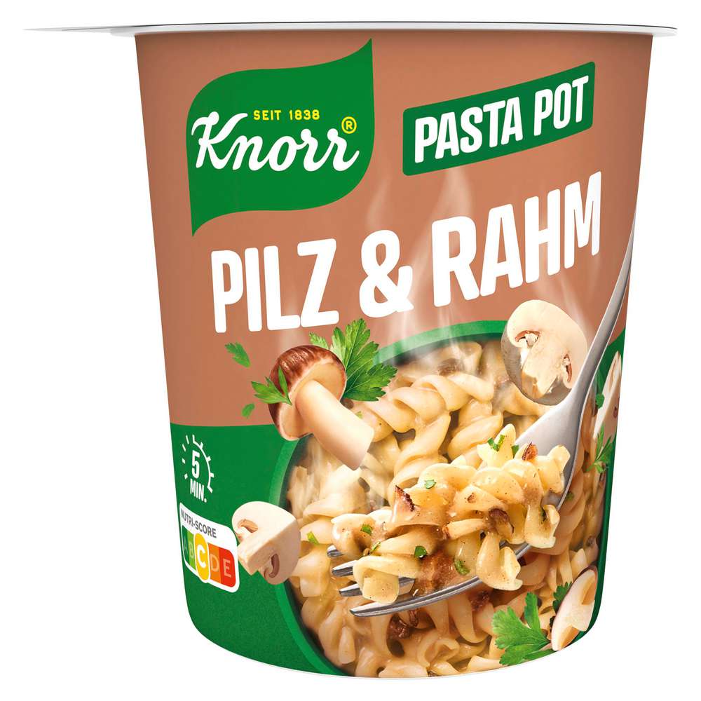Produktabbildung Knorr Pasta Snack, Pilz-Rahm