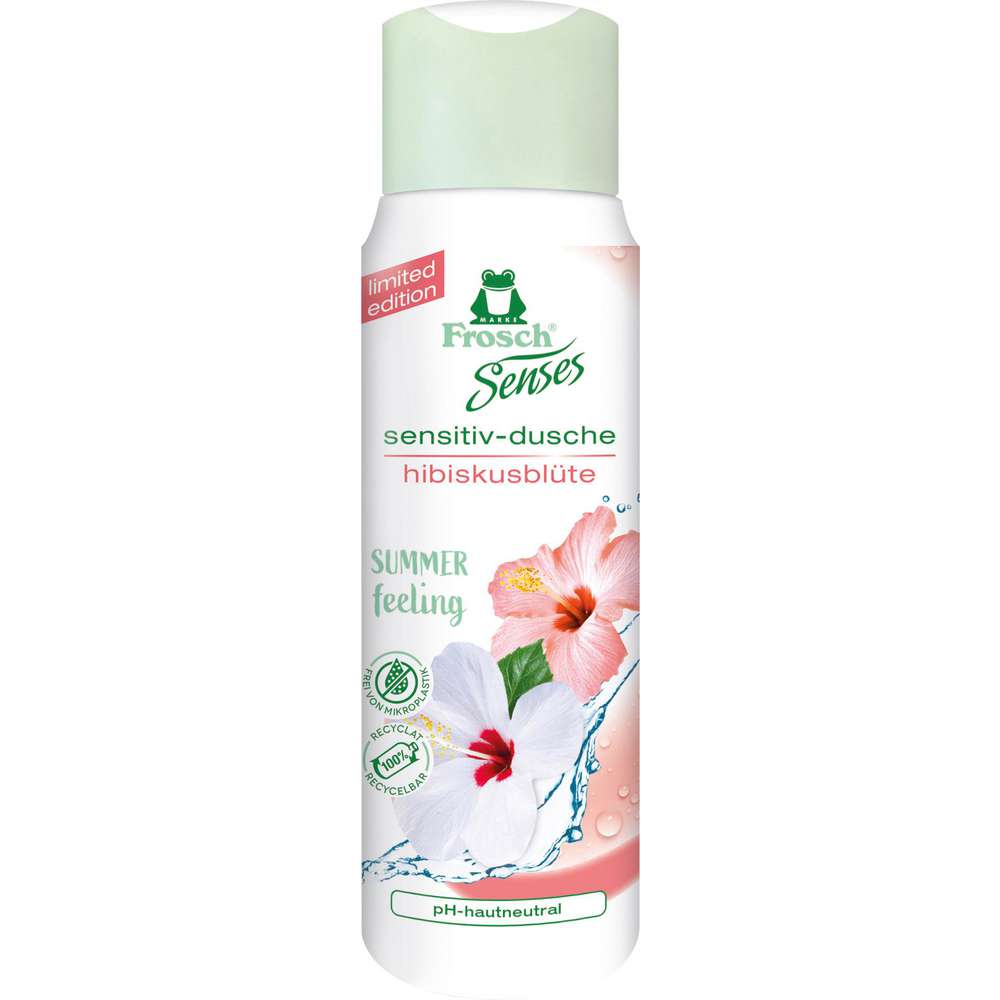 Produktabbildung Frosch Sensitiv-Dusche, Hibiskusblüte