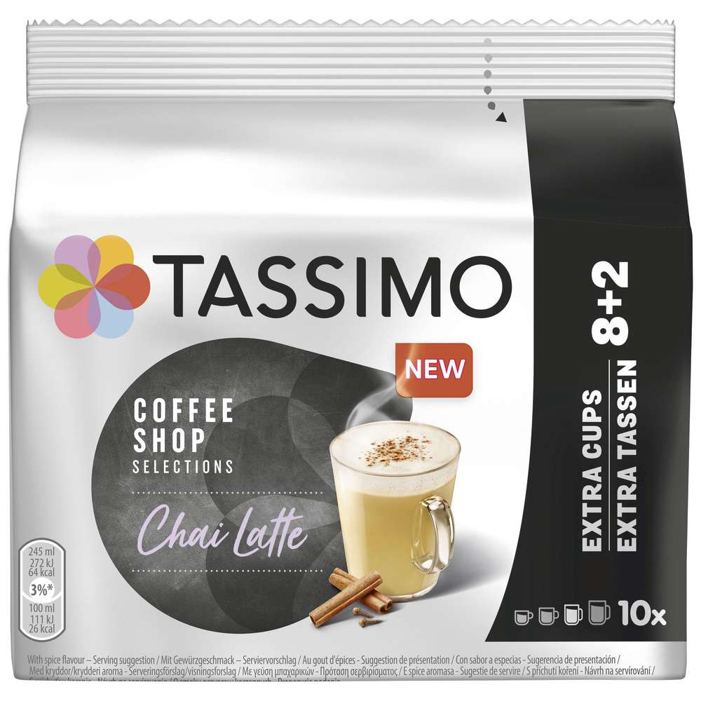 Produktabbildung Jacobs Kaffee-Kapseln Tassimo, Chai Latte