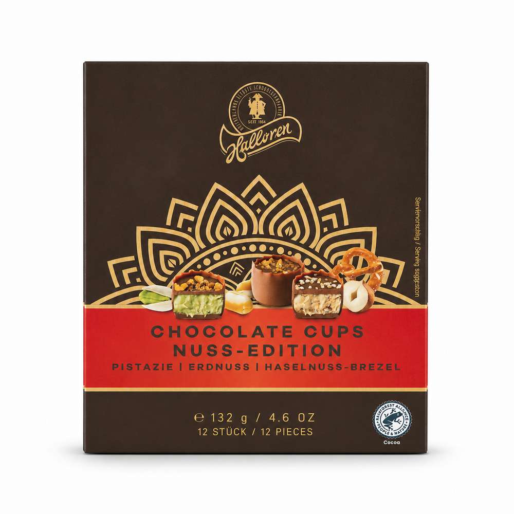 Produktabbildung Halloren Chocolate Cups Nuss Edition