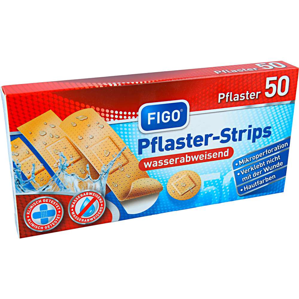 Produktabbildung Figo Pflaster-Strips, wasserabweisend