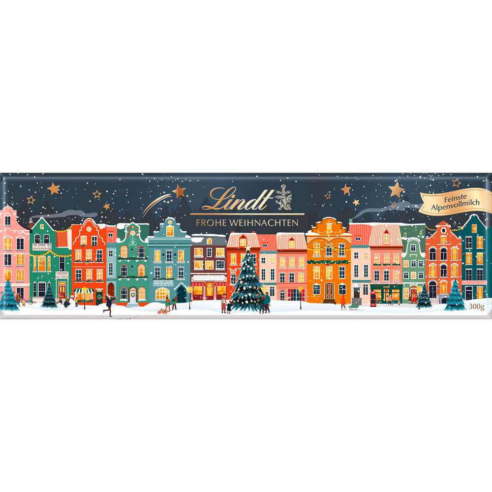 Produktabbildung Lindt Gold Tablets Winterhäuser Tafel, Alpenvollmilch