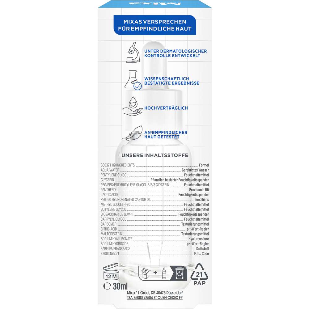 Produktabbildung Mixa Anti-Trockenheit Serum
