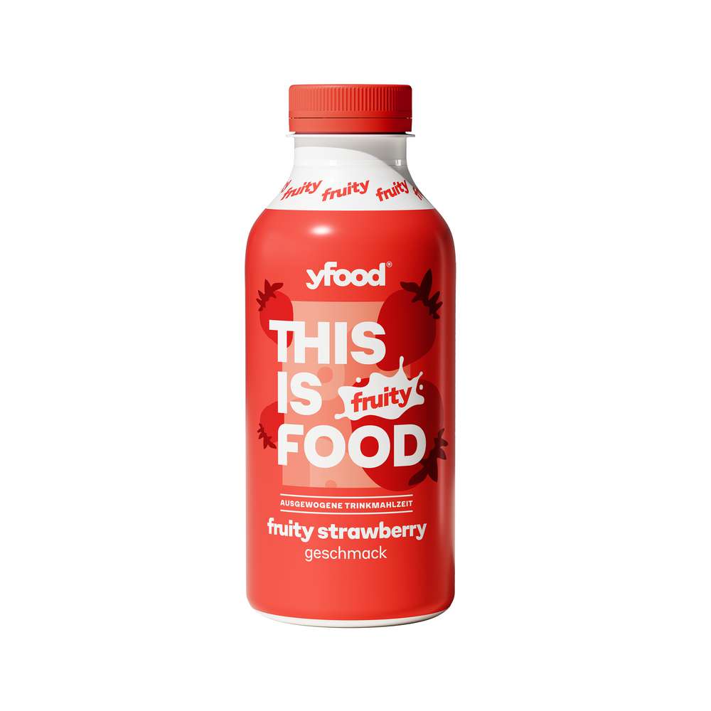 Produktabbildung YFood Trinkmahlzeit This is Food Fruity, Erdbeere