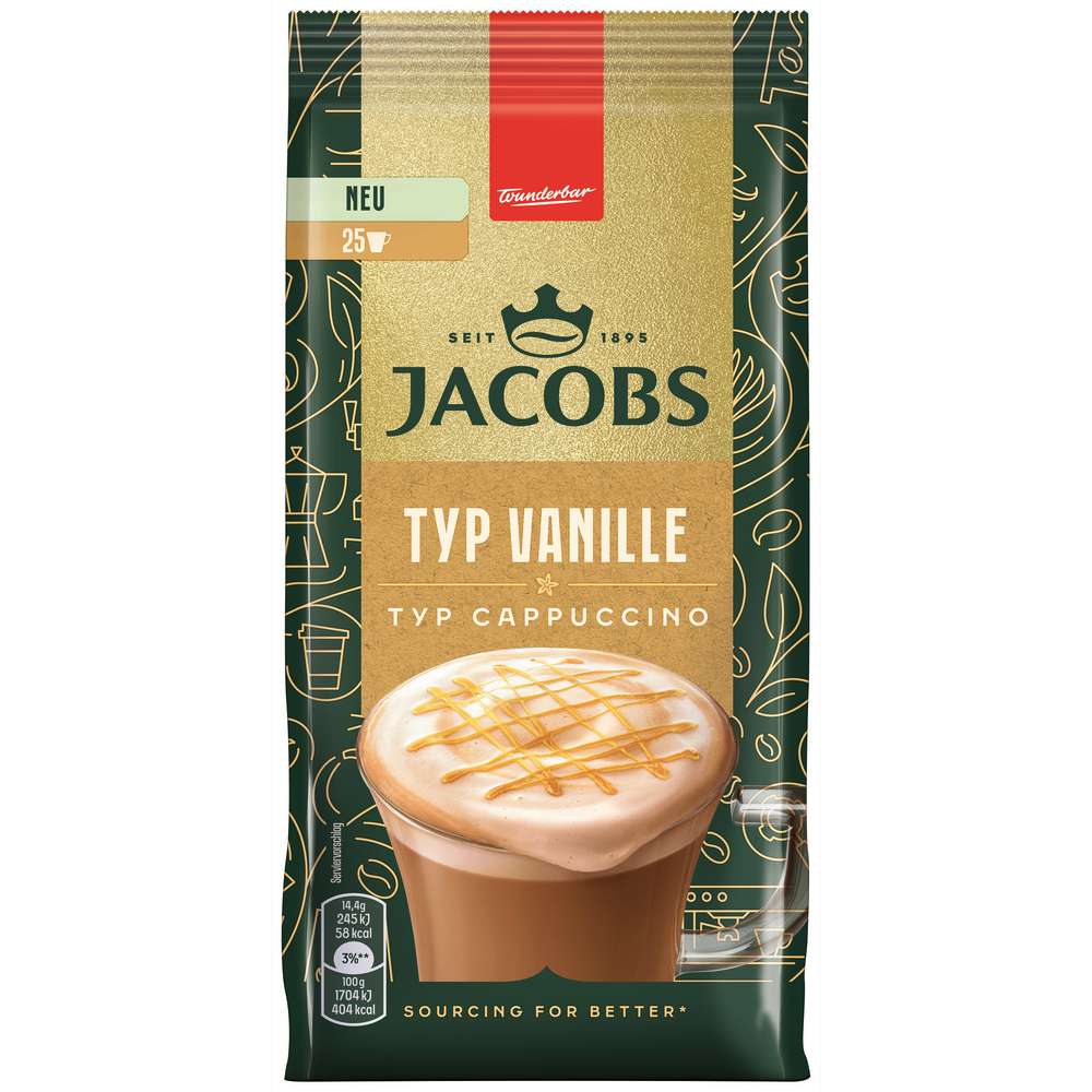 Produktabbildung Jacobs Crema Cappuccino, Vanille