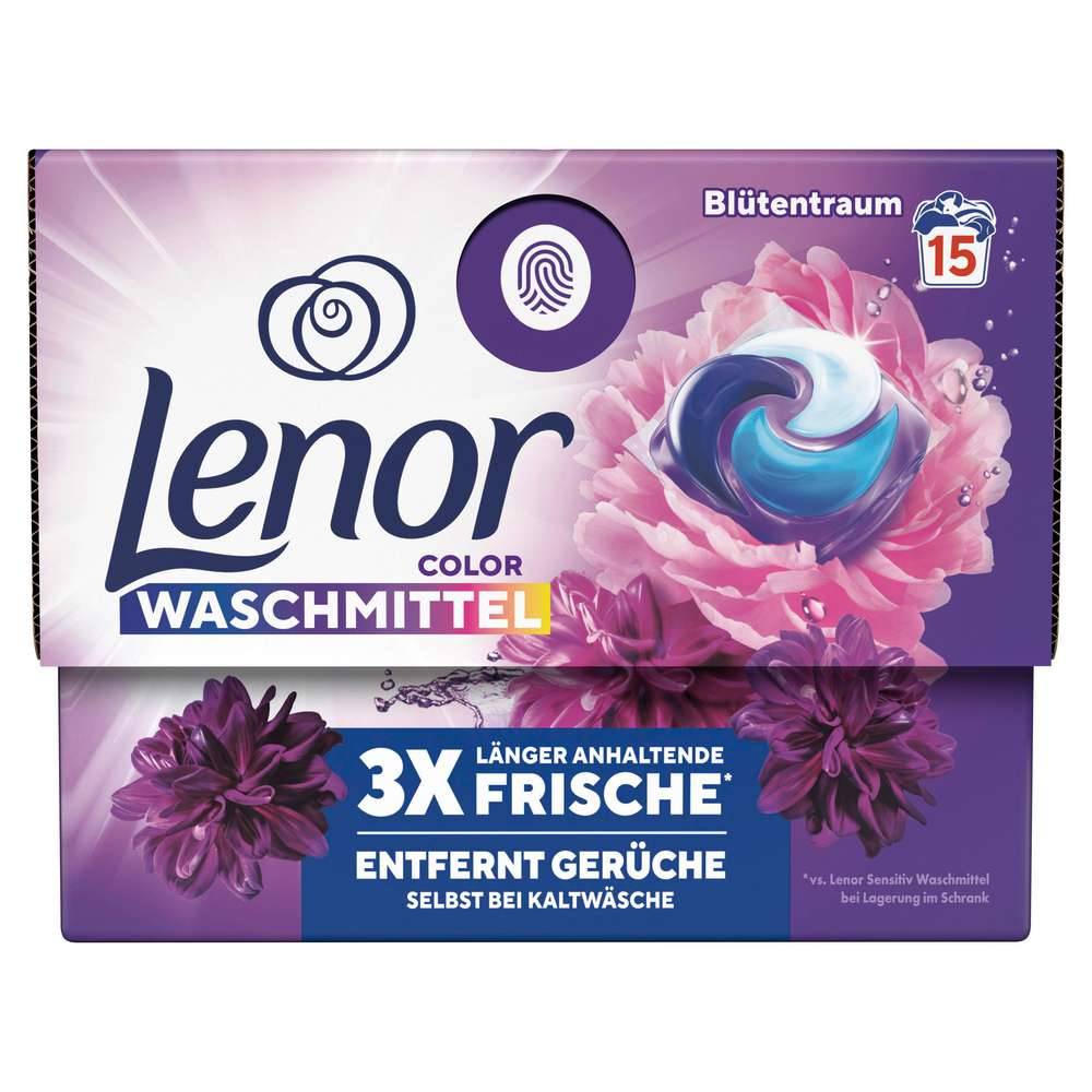 Produktabbildung Lenor Color-Waschmittel, All in 1 Pods, Blütentraum