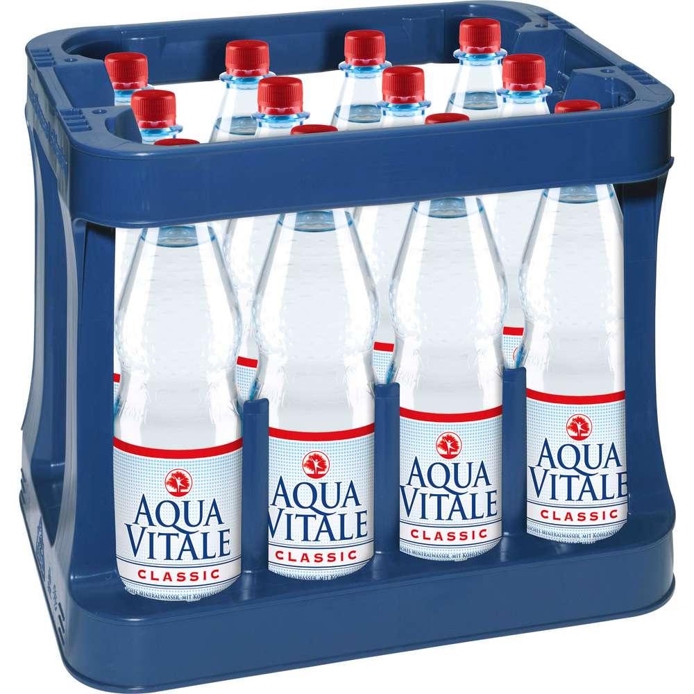 Produktabbildung AquaVitale Mineralwasser, Classic (12x 1,000 Liter)