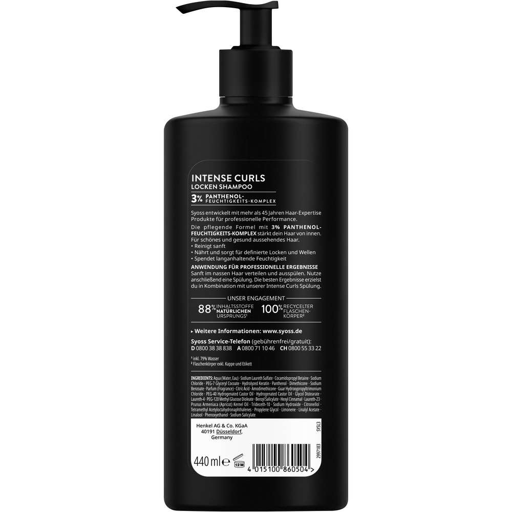 Produktabbildung Syoss Shampoo, Intense Curls