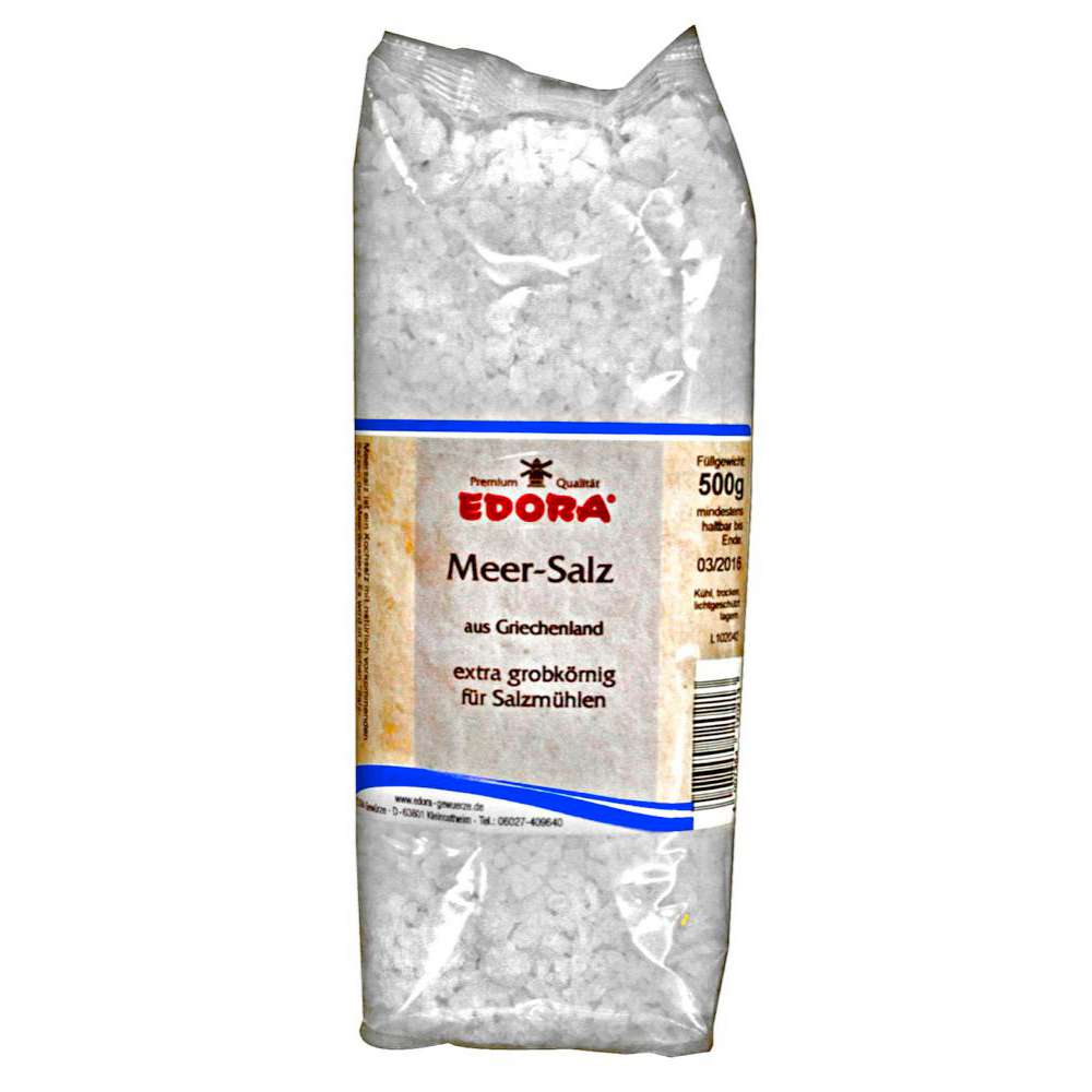 Produktabbildung Edora Meersalz, grobkörnig