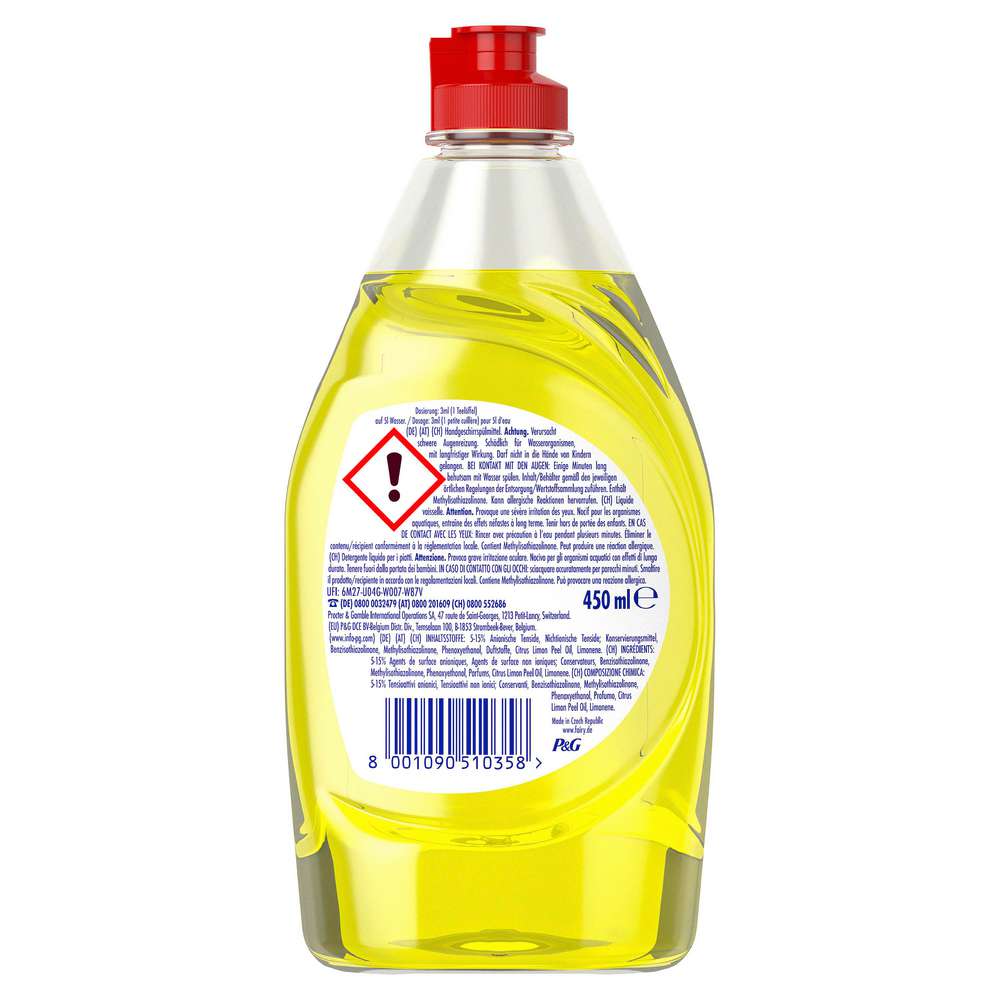 Produktabbildung Fairy Geschirrspülmittel, Zitrone