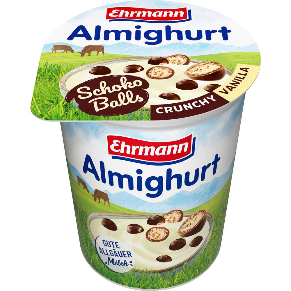 Produktabbildung Ehrmann Joghurt Almighurt Crunchy, Vanille