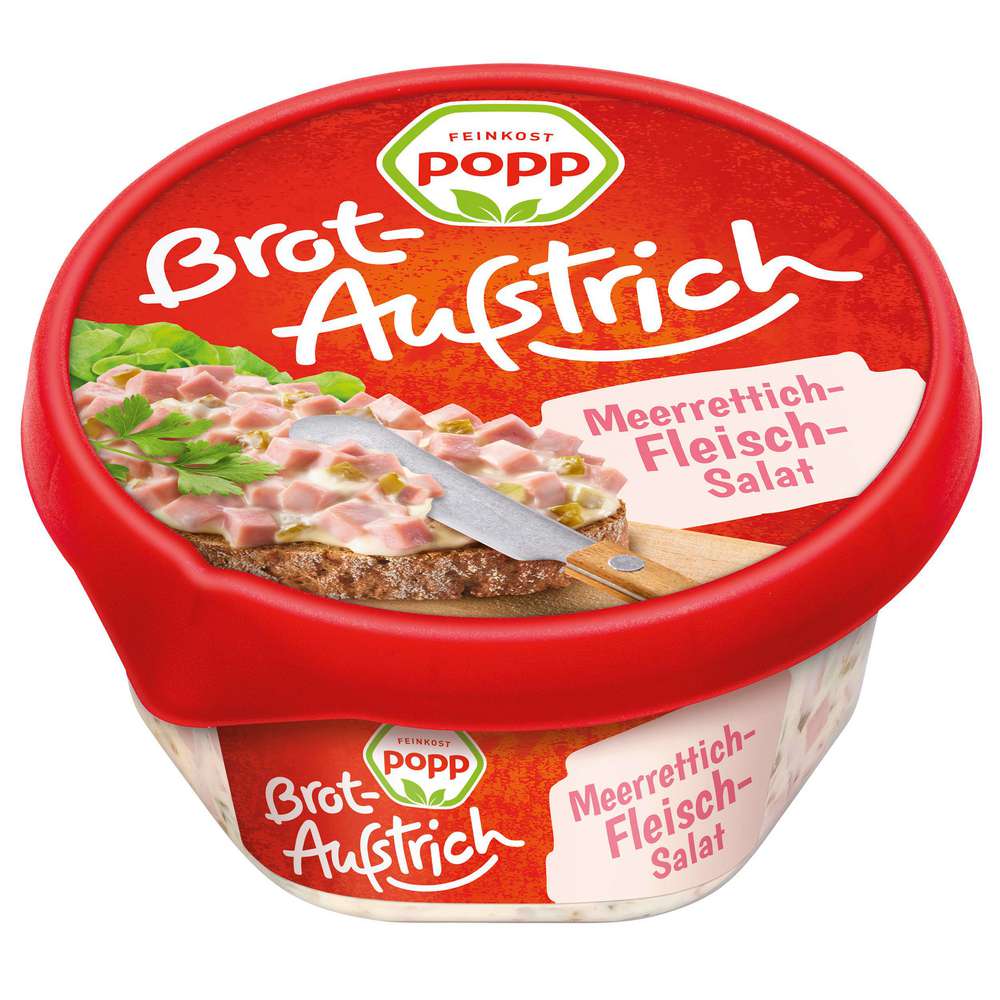 Produktabbildung Popp Brotaufstrich, Meerrettich-Fleischsalat