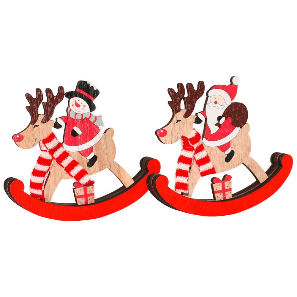 Produktabbildung keine Marke Anhänger Santa oder Snowy, je Artikel