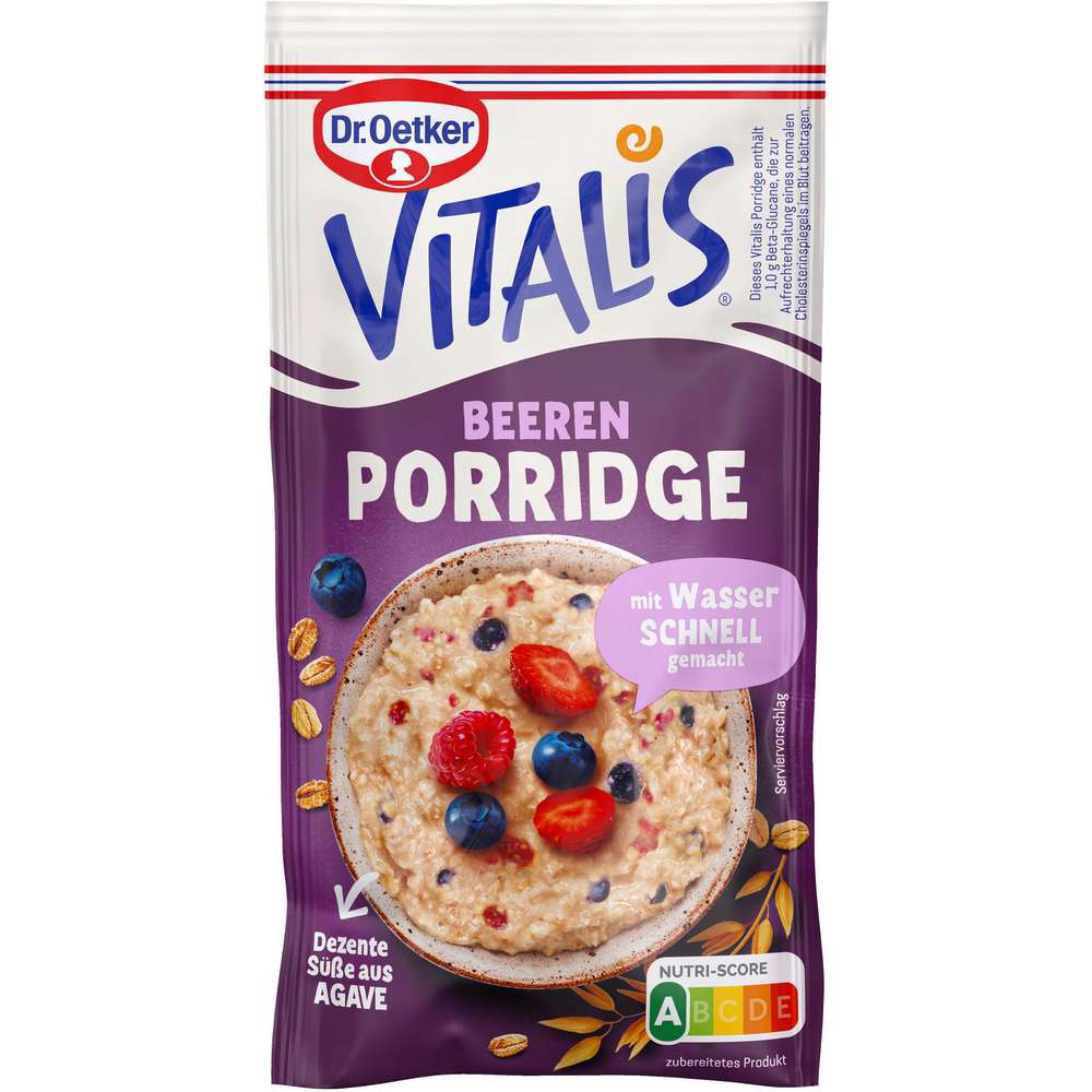 Produktabbildung Dr. Oetker Vitalis Porridge Beeren