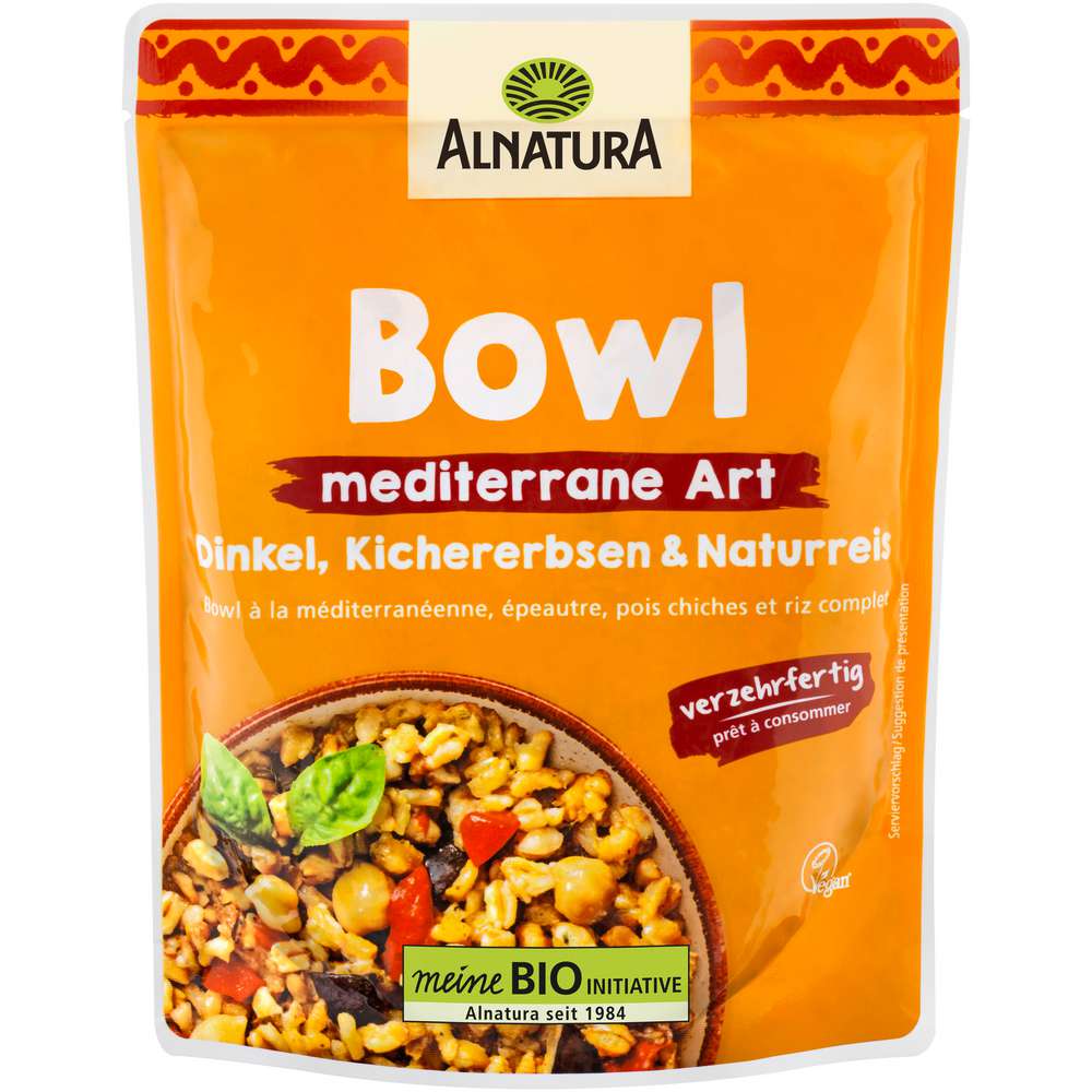 Produktabbildung Alnatura Bio Bowl nach mediterraner Art 