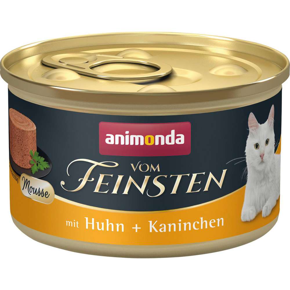 Produktabbildung animonda Katzen-Nassfutter Mousse Huhn/Kaninchen