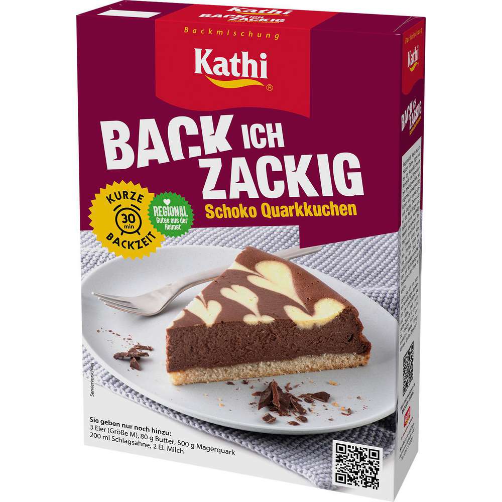 Produktabbildung Kathi Backmischung, Schoko-Quarkkuchen
