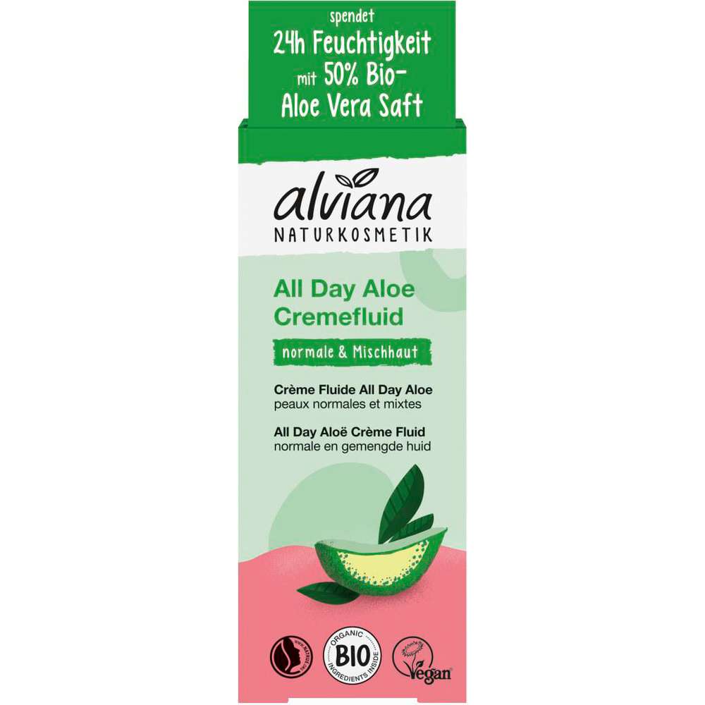 Produktabbildung Alviana All Day Aloe Cremefluid, normale & Mischhaut