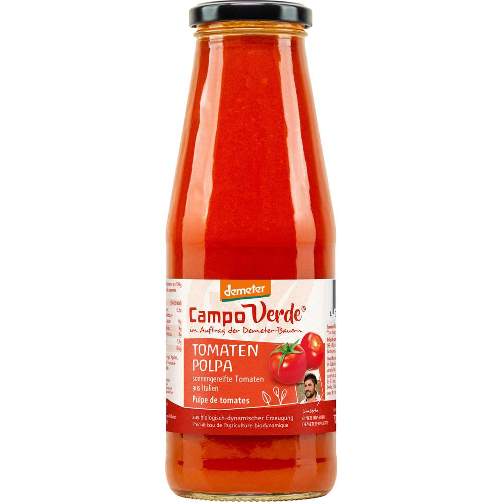 Produktabbildung Campo Verde Demeter Tomaten Polpa