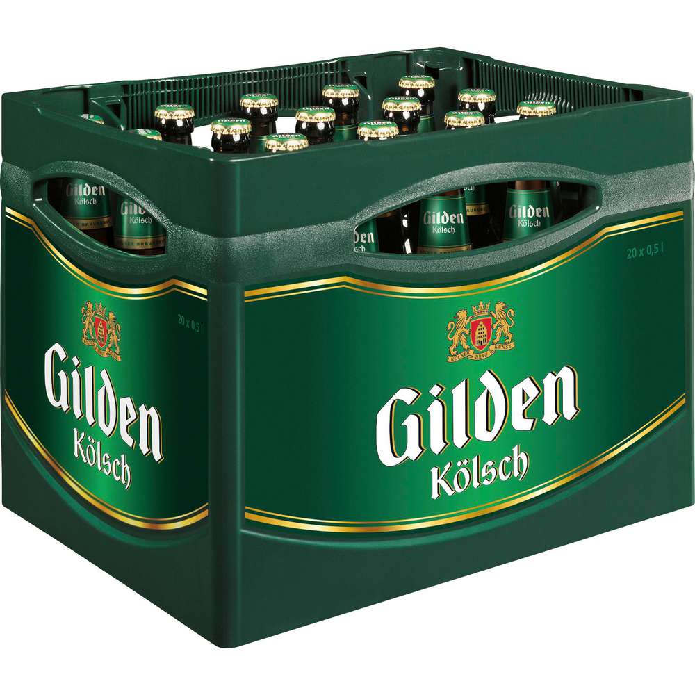 Produktabbildung Gilden Kölsch Bier, 4,8% (20x 0,500 Liter)