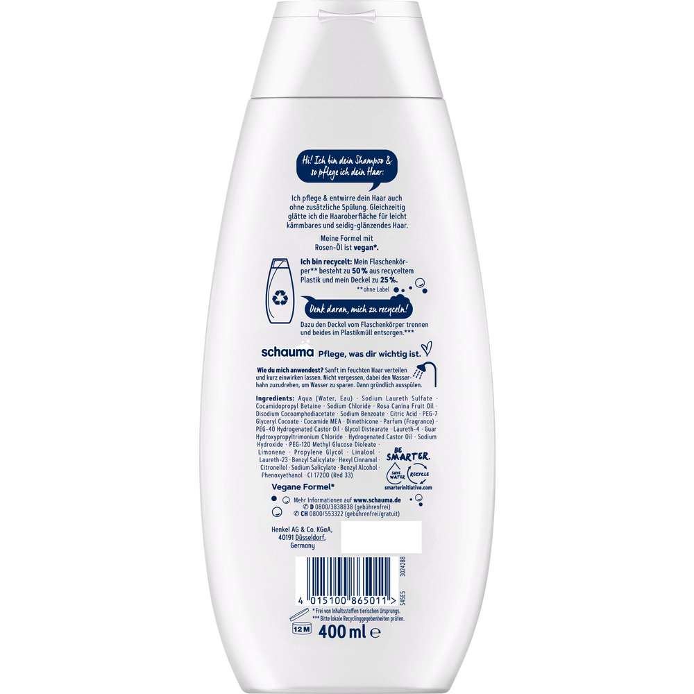 Produktabbildung Schauma Shampoo, Seiden-Kamm