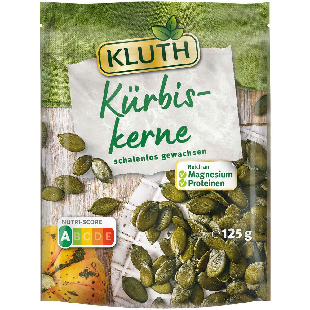 Produktabbildung Kluth Kürbiskerne, schalenlos gewachsen