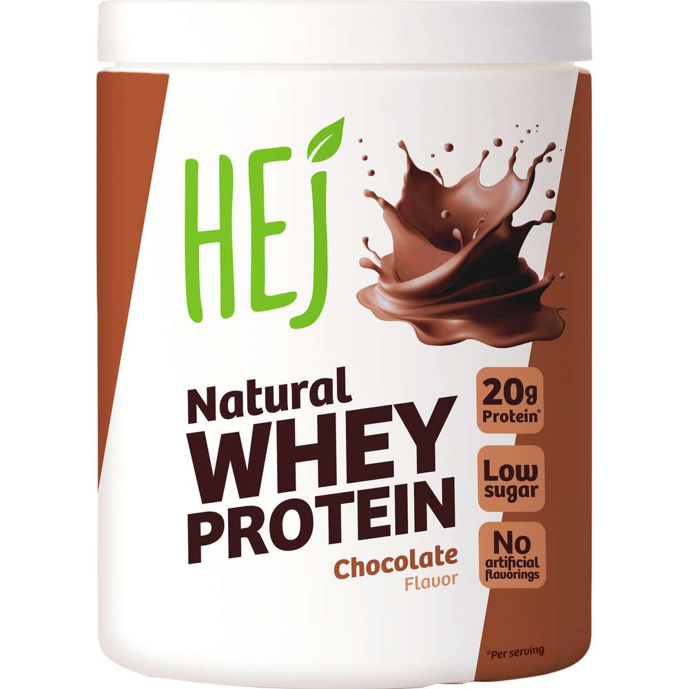 Produktabbildung hej Proteinpulver Natural Whey Protein, Chocolate